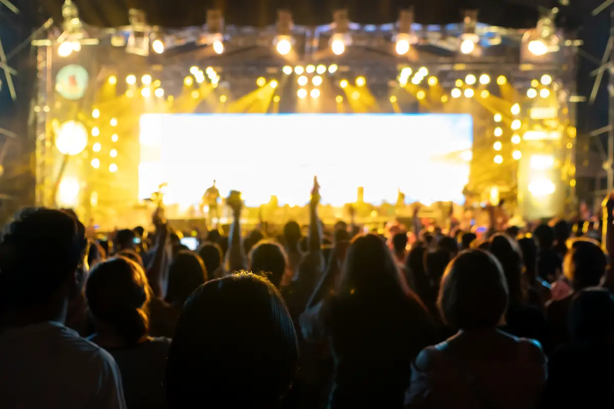 Music and live events, illustrative
